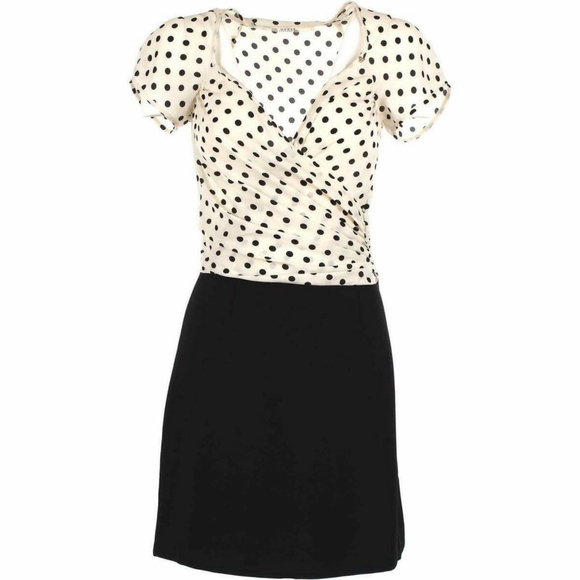 NEW GUESS Polka Dot Dress SZ - Picture 1 of 6